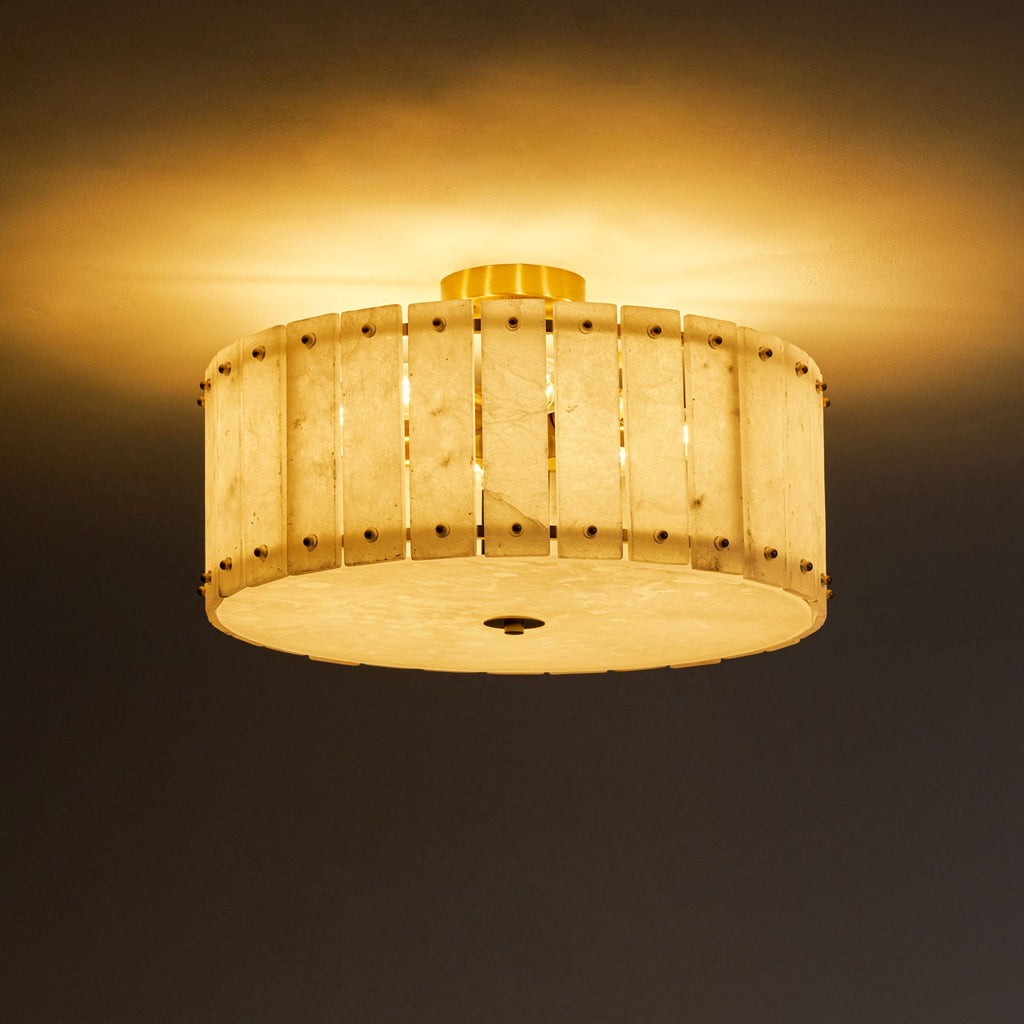 Aurelia Alabaster Ring Ceiling Lamp