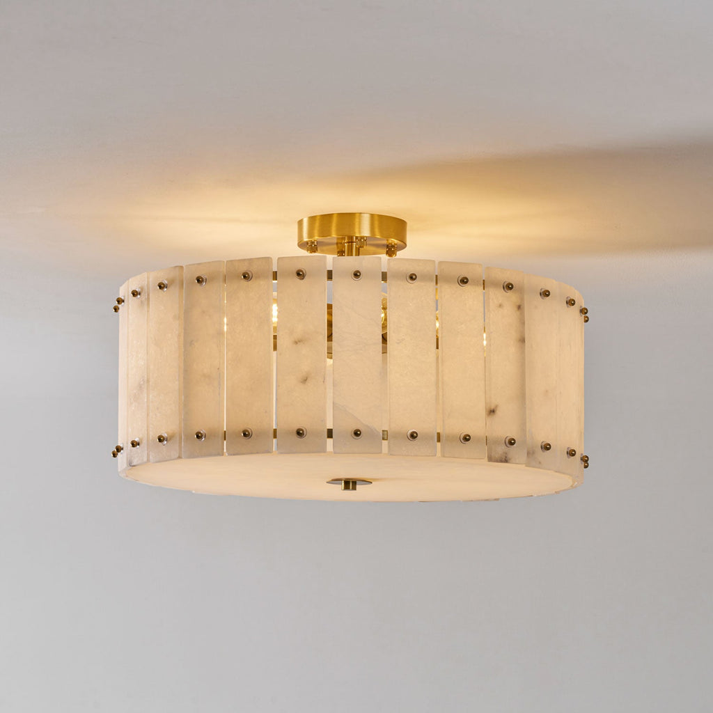 Aurelia Alabaster Ring Ceiling Lamp