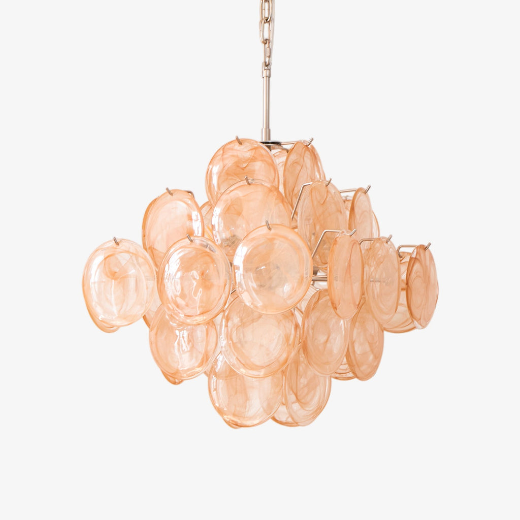 Aurelia Apricot Murano Glass Chandelier