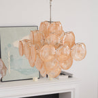 Aurelia Apricot Murano Glass Chandelier