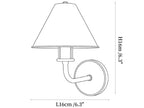 Aurelia Brass Wall Sconce