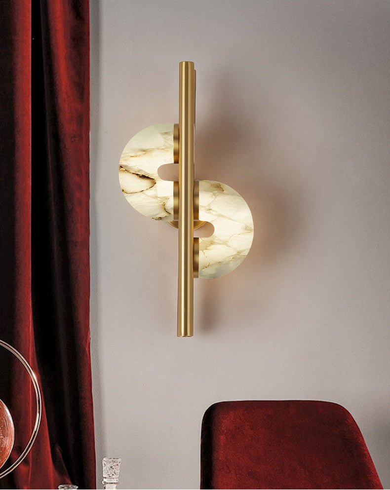 Aurelia Dual Disc Sconce