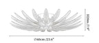 Aurelia Glass Petal Ceiling Light