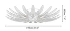 Aurelia Glass Petal Ceiling Light