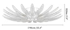 Aurelia Glass Petal Ceiling Light