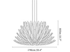 Aurelia Glass Petal Chandelier