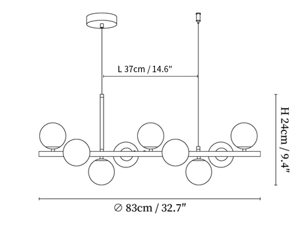 Aurelia Globe Chandelier