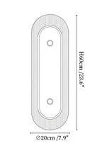 Aurelia Perforated Alabaster Wall Sconce