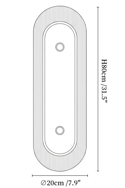 Aurelia Perforated Alabaster Wall Sconce