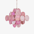 Aurelia Pink Murano Glass Chandelier