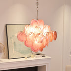 Aurelia Pink Murano Glass Chandelier