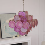 Aurelia Pink Murano Glass Chandelier