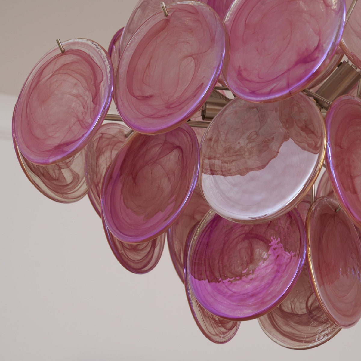 Aurelia Pink Murano Glass Chandelier
