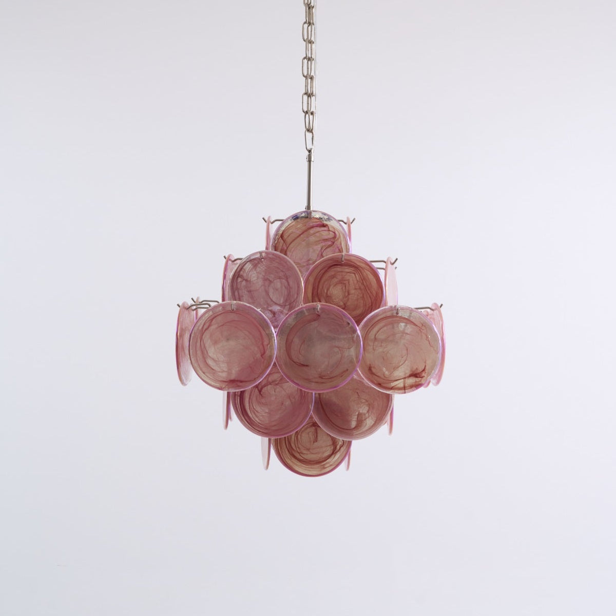 Aurelia Pink Murano Glass Chandelier