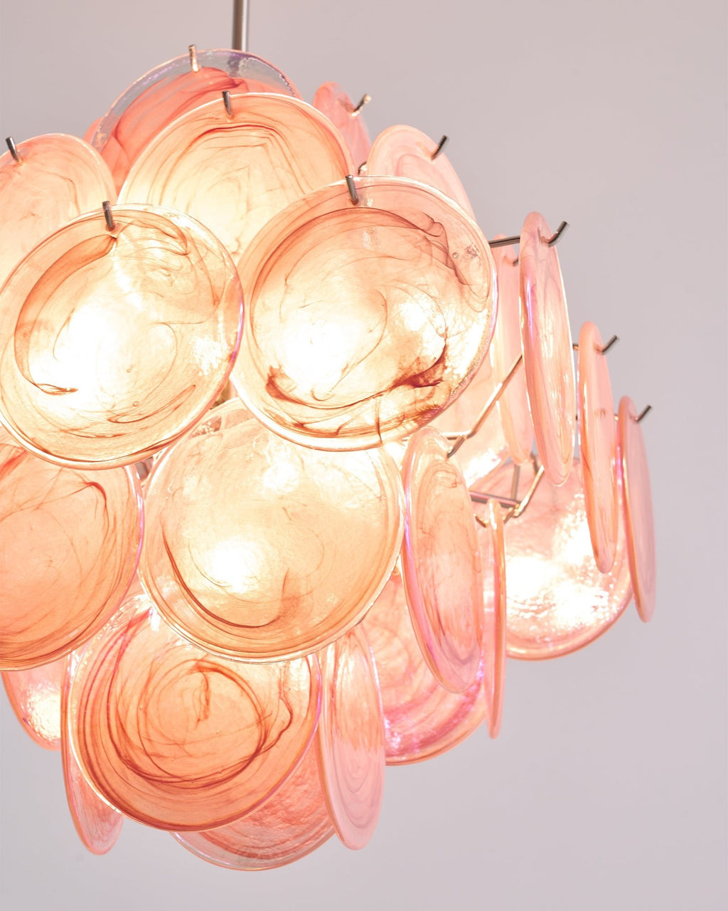 Aurelia Pink Murano Glass Chandelier