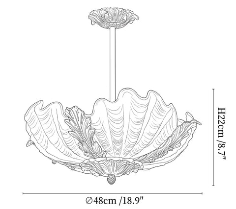 Aurelia Shell Chandelier