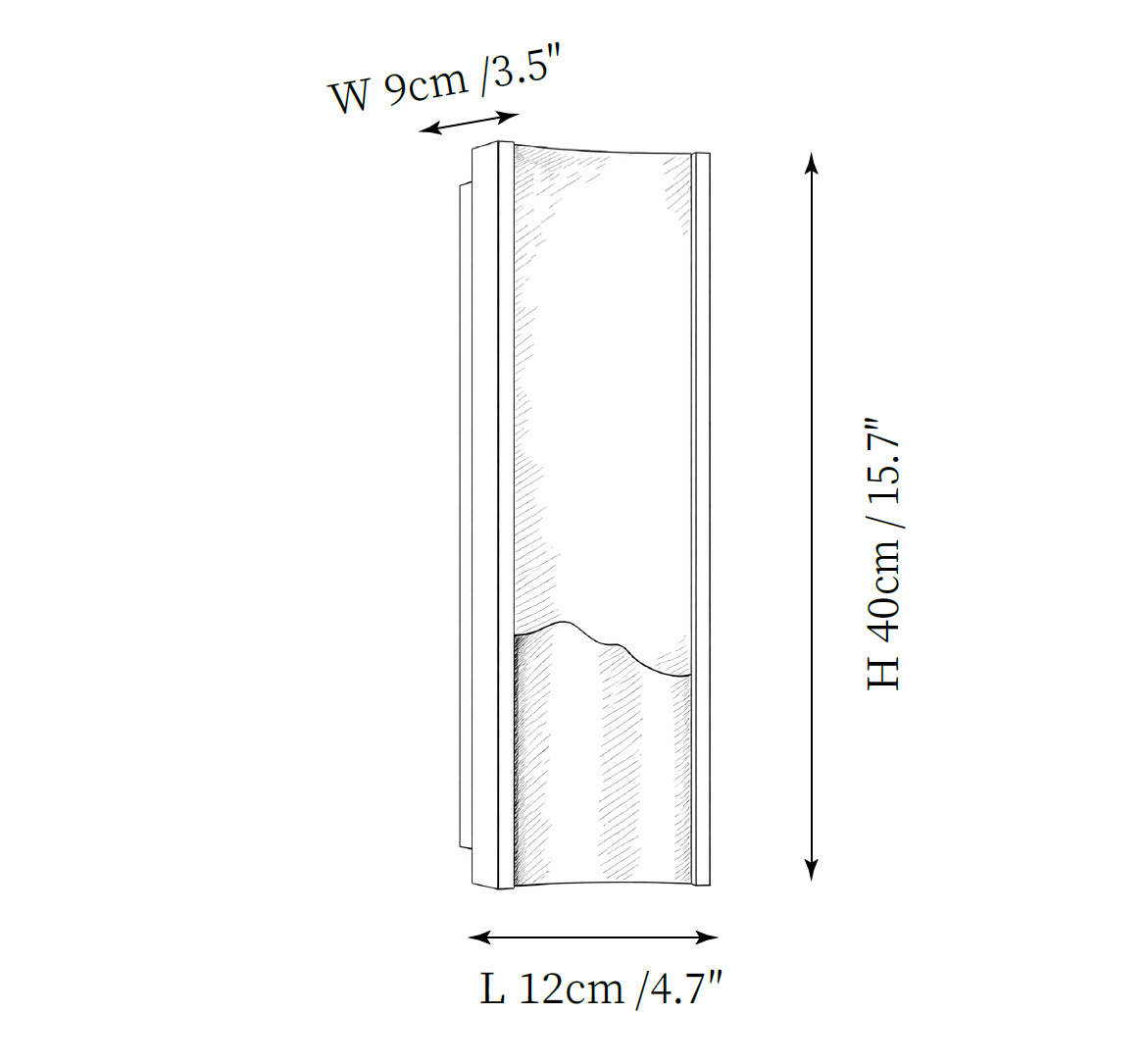 Aurelia Vein Alabaster Wall Light