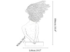 Aurelia Winged Bust Sculpture