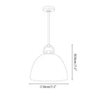 Aurelian Alabaster Dome Pendant Light