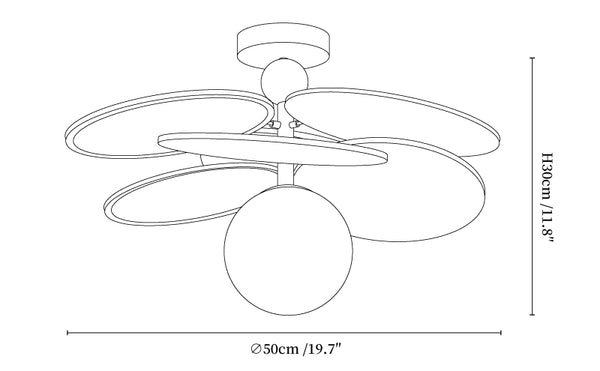Aurelian Bloom Ceiling Light