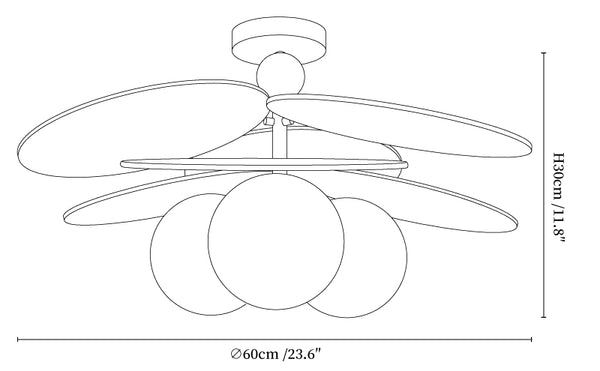 Aurelian Bloom Ceiling Light