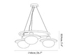 Aurelin Halo Chandelier