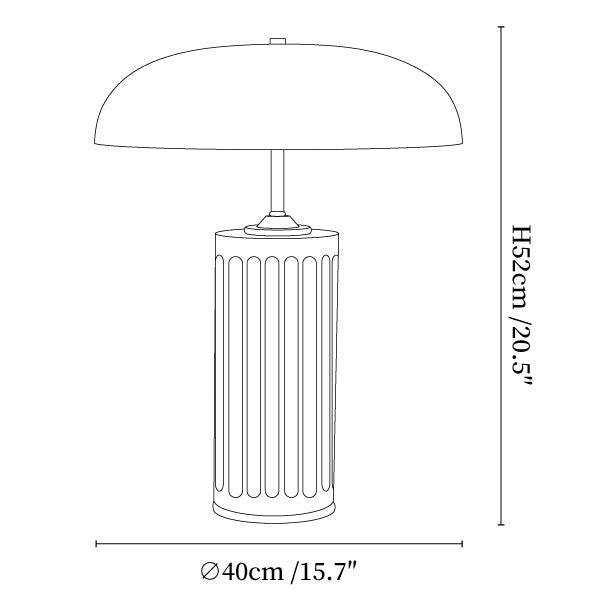 Aurelio Dome Table Lamp