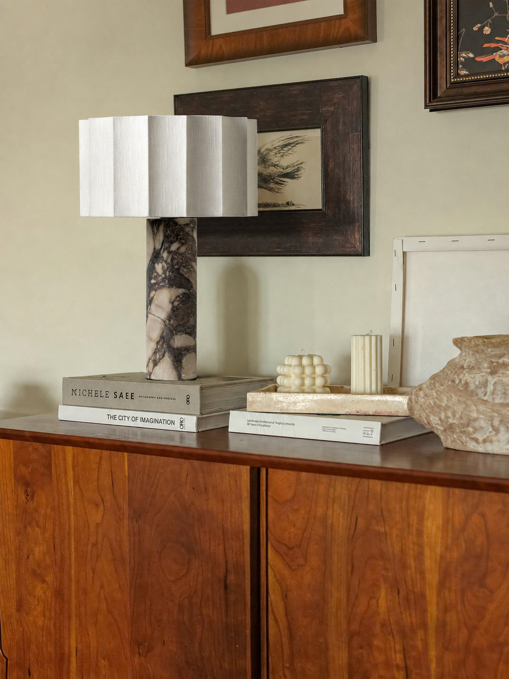 Aurelio Marble Table Lamp
