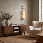 Aurelle Alabaster Wall Sconce