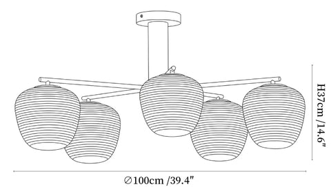 Auren Branch Ceiling Light