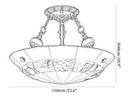 Aureon Alabaster Ceiling Light