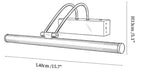 Aureon Linear Rechargeable Wall Light