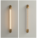 Aurevane Ribbed Glass Wall Sconce