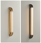 Aurevane Ribbed Glass Wall Sconce