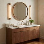 Aurevane Ribbed Glass Wall Sconce