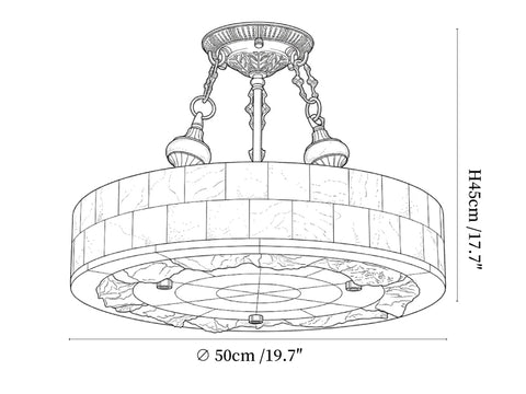 Aurevia Alabaster Chandelier