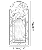 Aurevian Marble Wall Sconce
