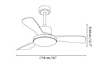 Aurevo Ceiling Fan Light