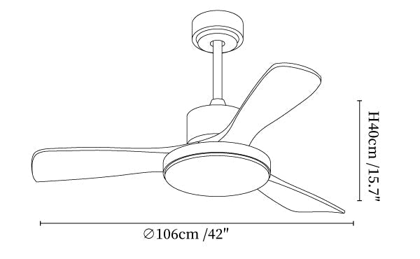 Aurevo Ceiling Fan Light