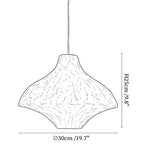 Aurielle Silk Pavilion Pendant Lamp