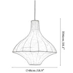 Aurielle Silk Pavilion Pendant Lamp