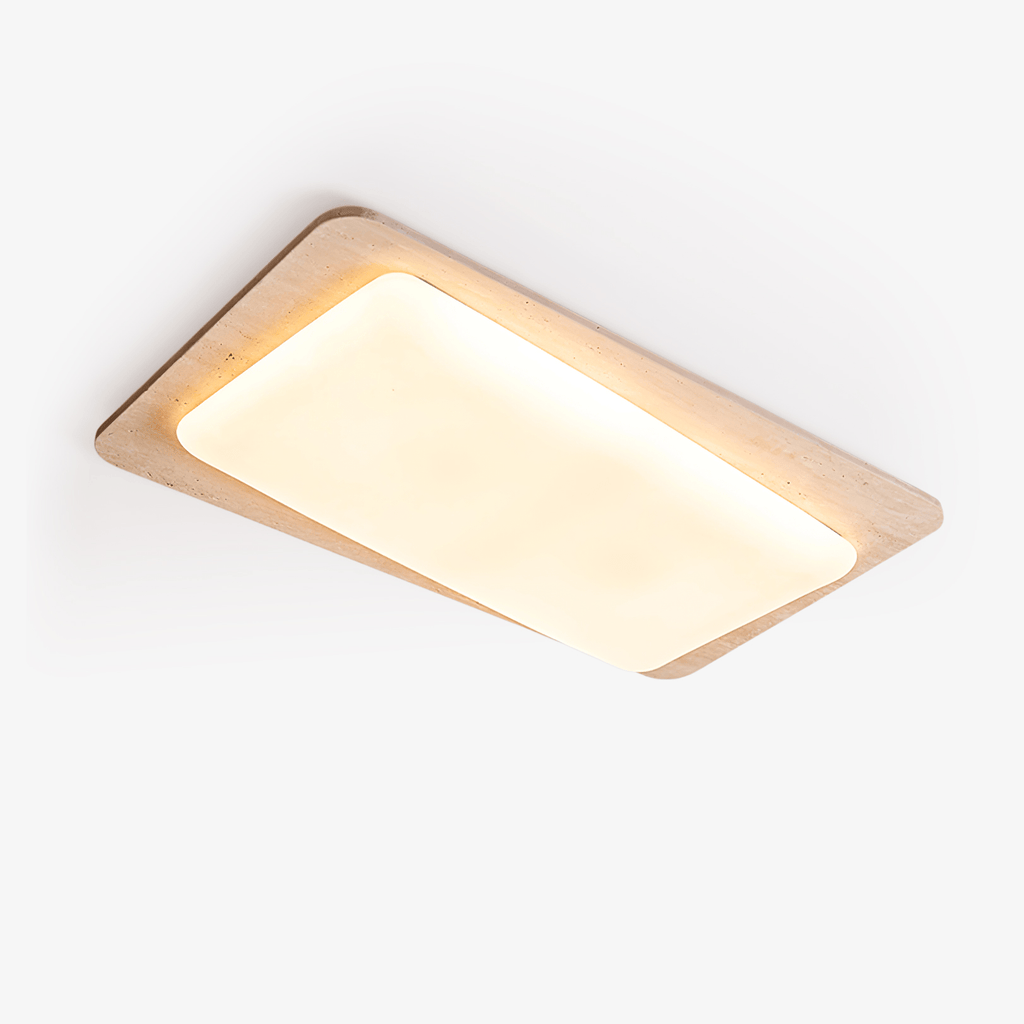 Aurilith Travertine Ceiling Light
