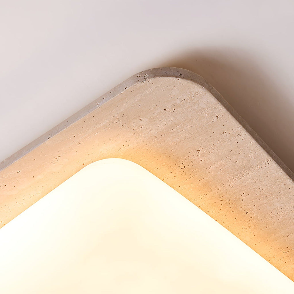 Aurilith Travertine Ceiling Light