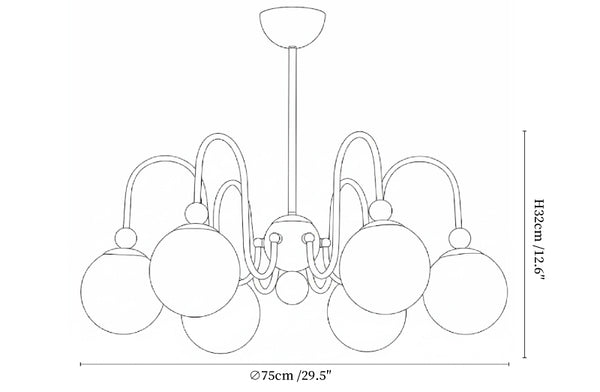 Aurora Loop Chandelier
