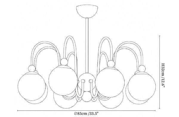 Aurora Loop Chandelier