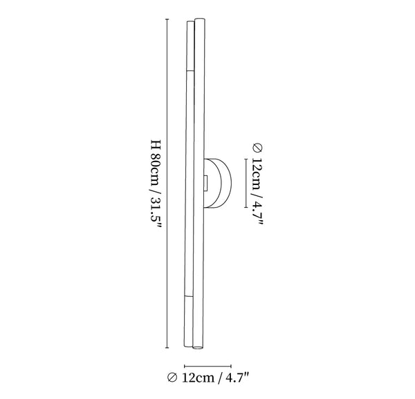 Aurora Rod Wall Light