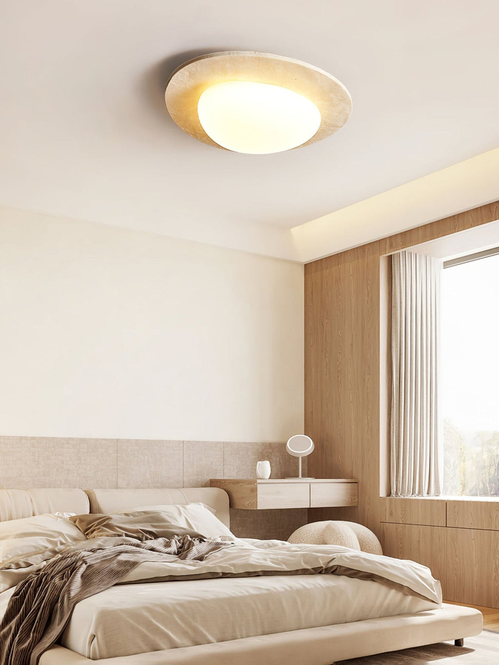 Aurora Stone Ceiling Light