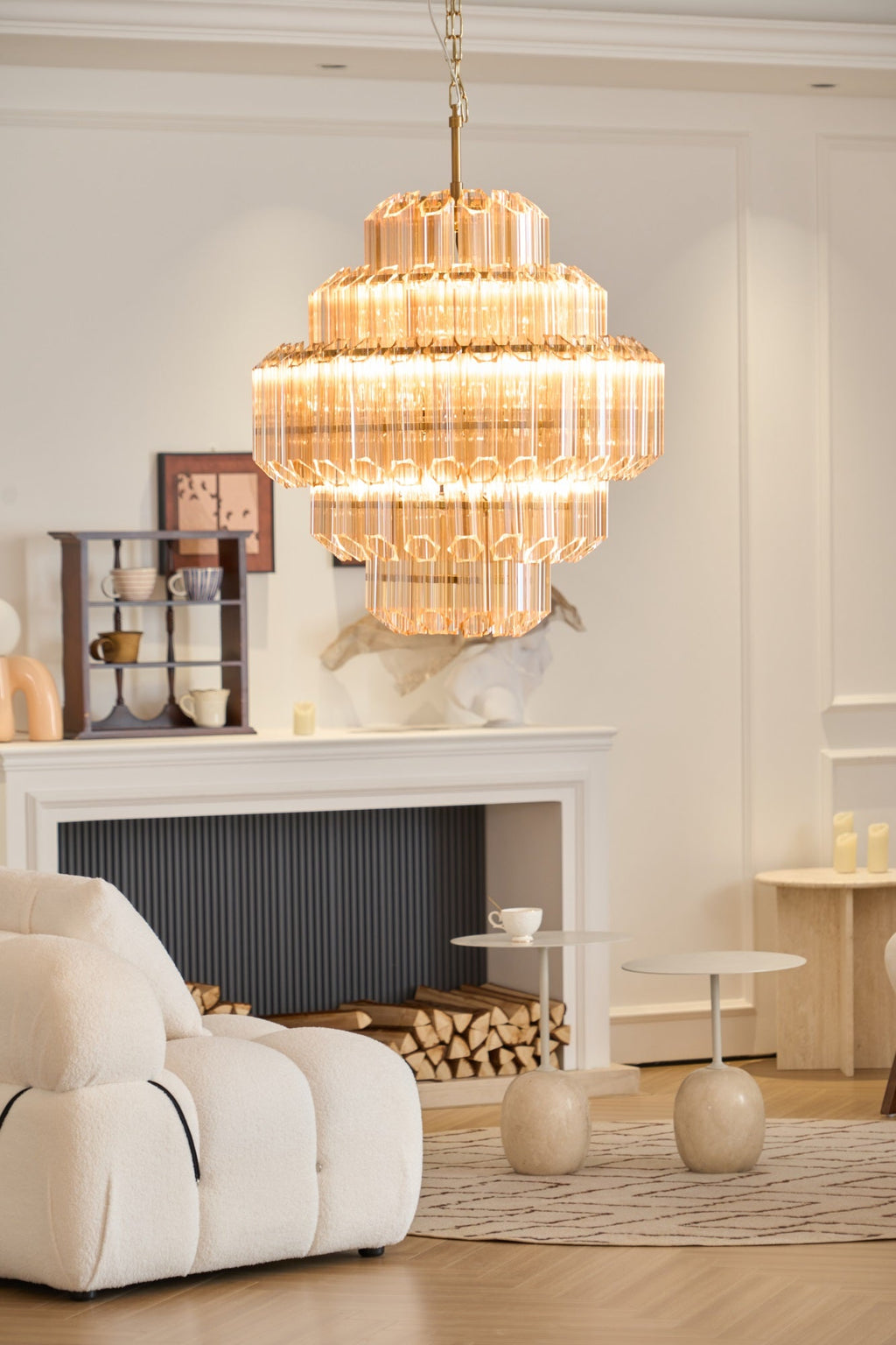 Aurum Cascade Murano Chandelier