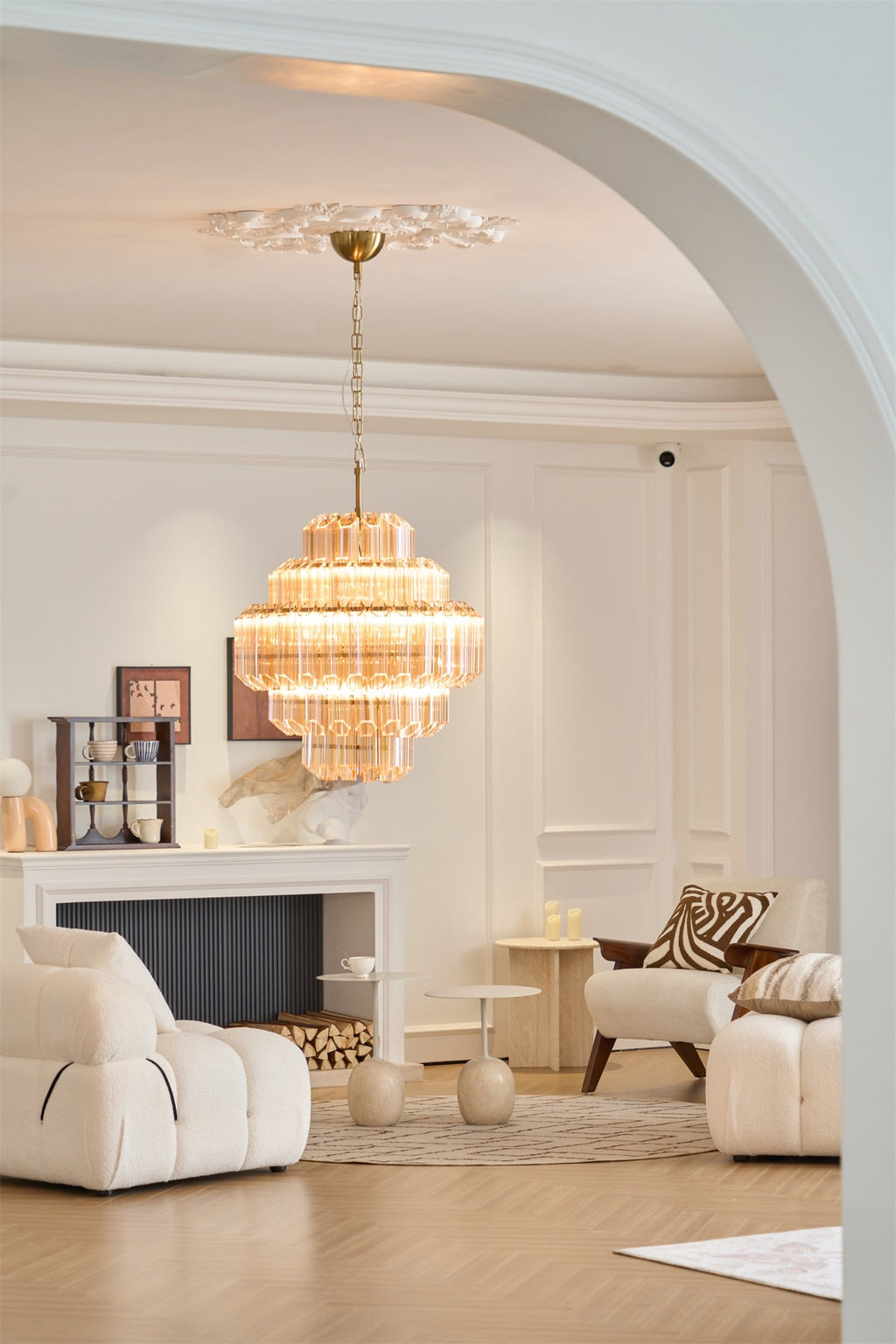 Aurum Cascade Murano Chandelier