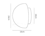 Aurum Sphere Wall Sconce